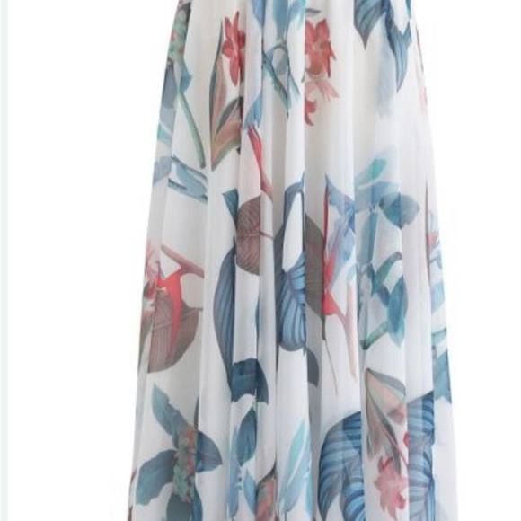 Floral Print Maxi Skirt - Picture 3 of 9
